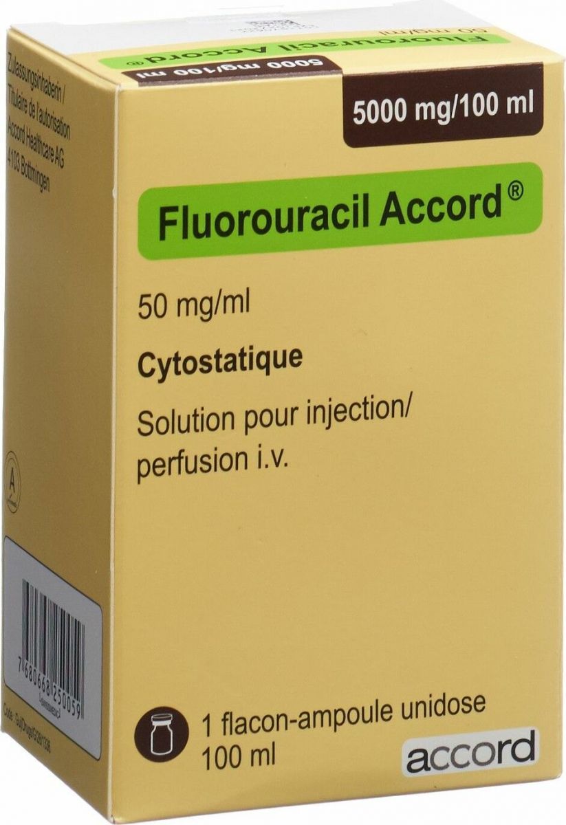 FLUOROURACIL Accord sol inj 500 mg/10ml 10 ml