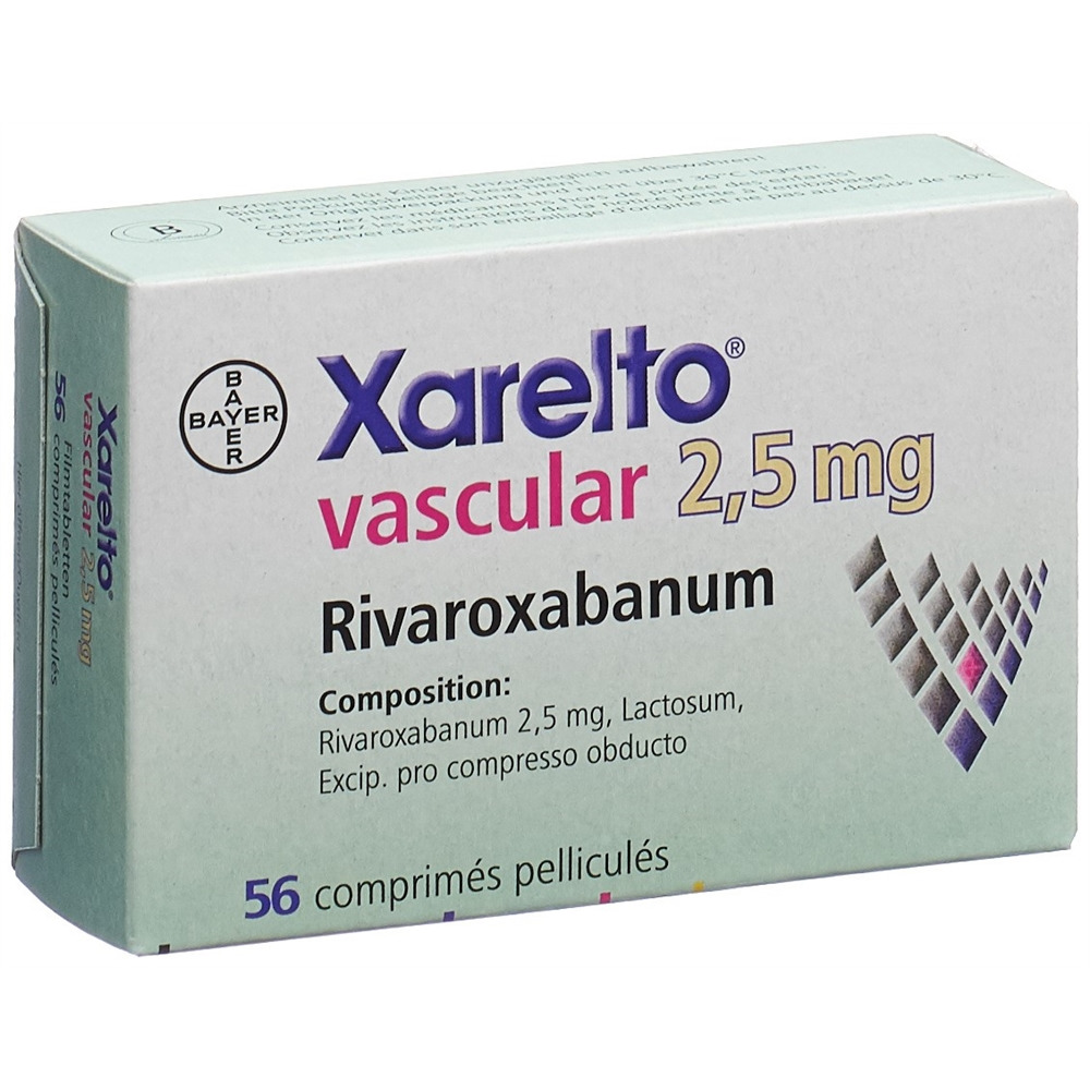 XARELTO vascular cpr pell 2.5 mg 56 pce