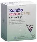 Xarelto vascular 2,5 mg, Filmtabletten
