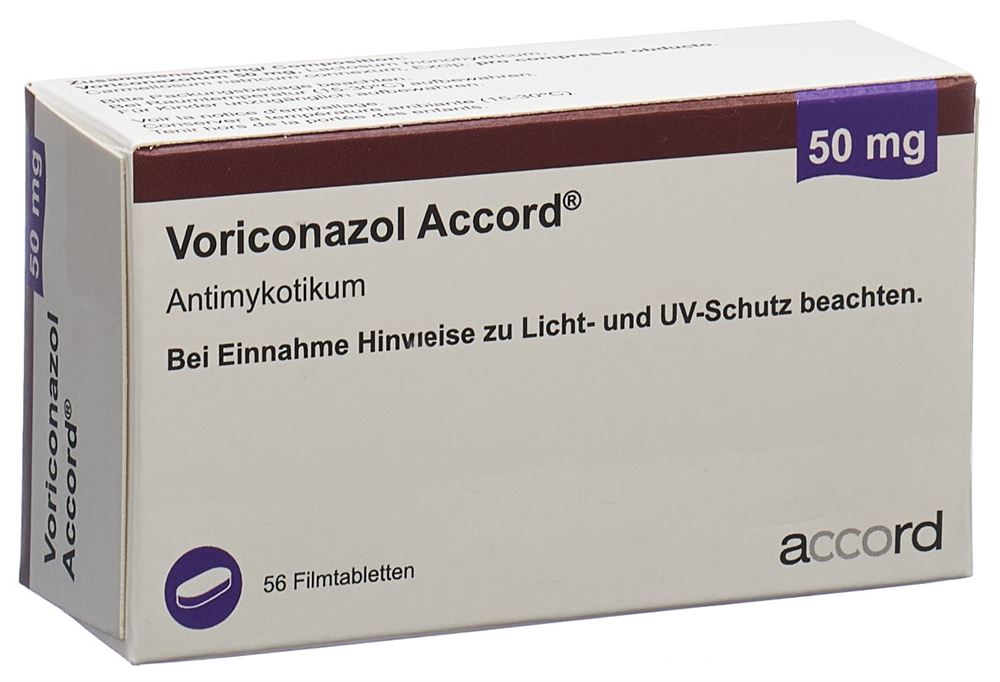 VORICONAZOL Accord cpr pellic 50 mg 56 pce
