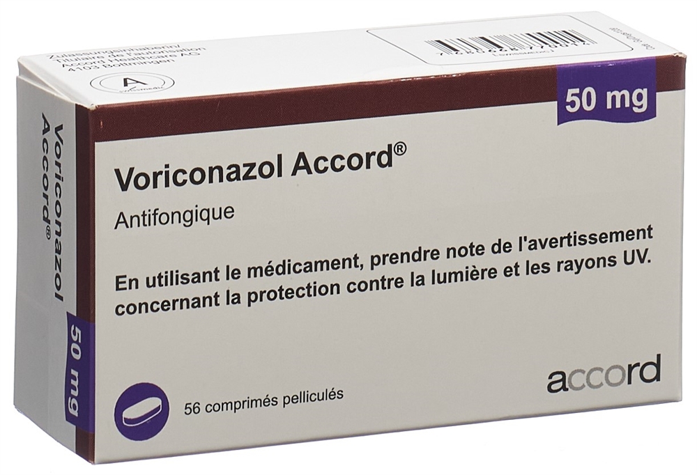 VORICONAZOL Accord cpr pellic 50 mg 56 pce