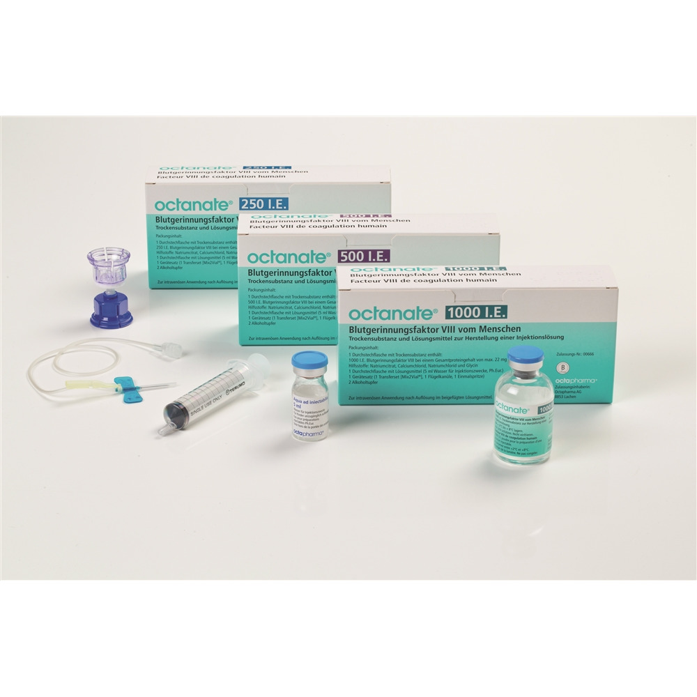 Jivi 1000 IE, Pulver und Lösungsmittel zur Herstellung einer Injektionslösung