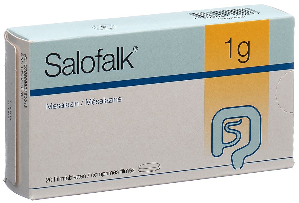 SALOFALK cpr pell 1 g 20 pce