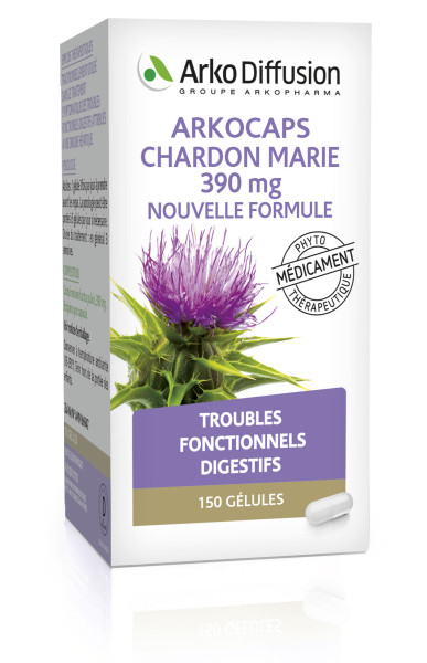 Arkocaps Chardon Marie 390 mg nouvelle formule, gélules
