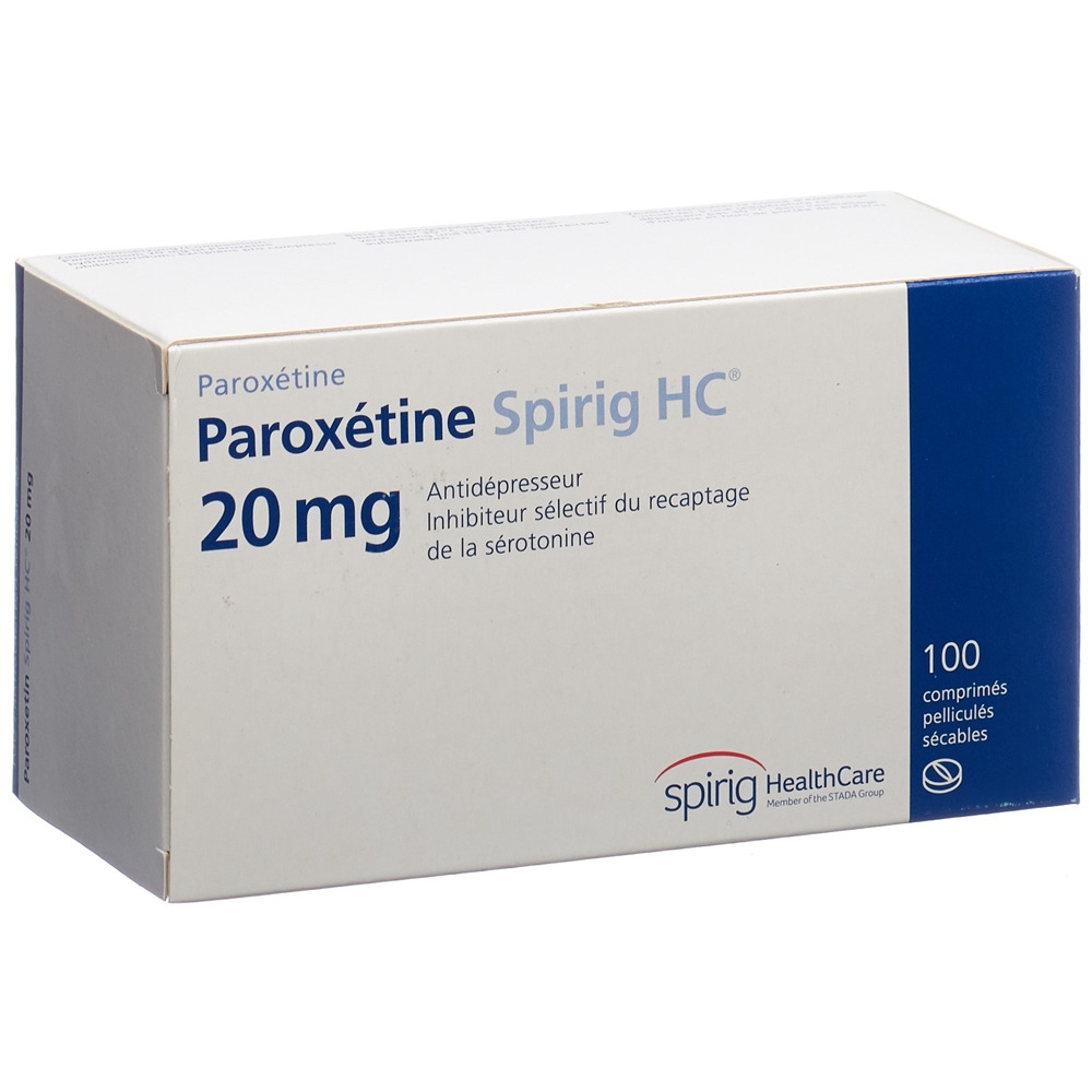 PAROXETINE Spirig HC cpr pell 20 mg 100 pce