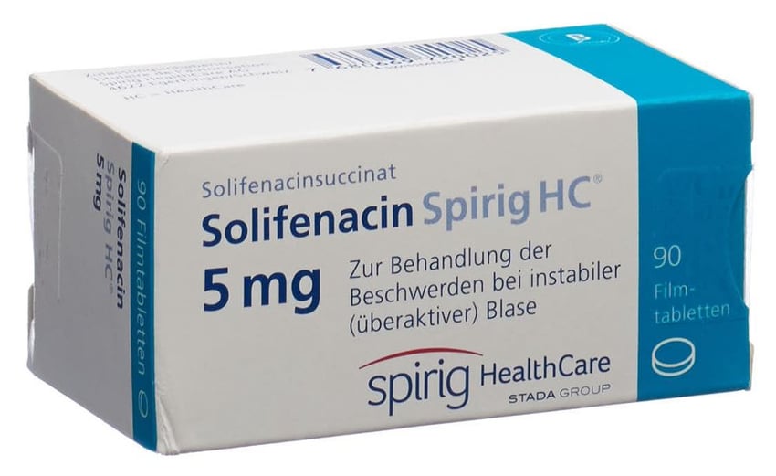 Solifenacin Spirig HC 5 mg, Filmtabletten