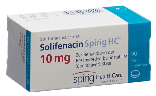 Solifenacin Spirig HC 10 mg, Filmtabletten
