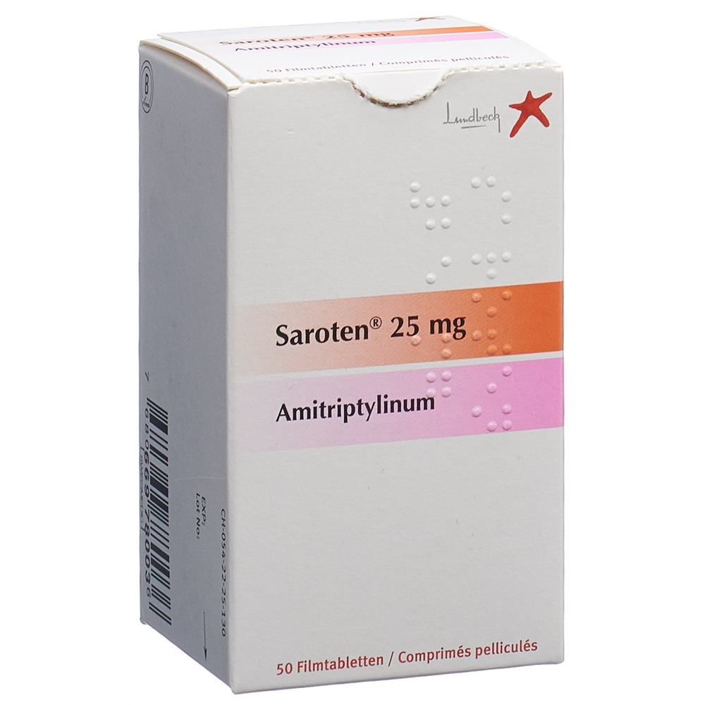 SAROTEN cpr pellic 25 mg flacon 50 pce