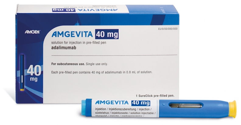 Amgevita 40 mg/0.4 ml, Injektionslösung in einer Fertigspritze