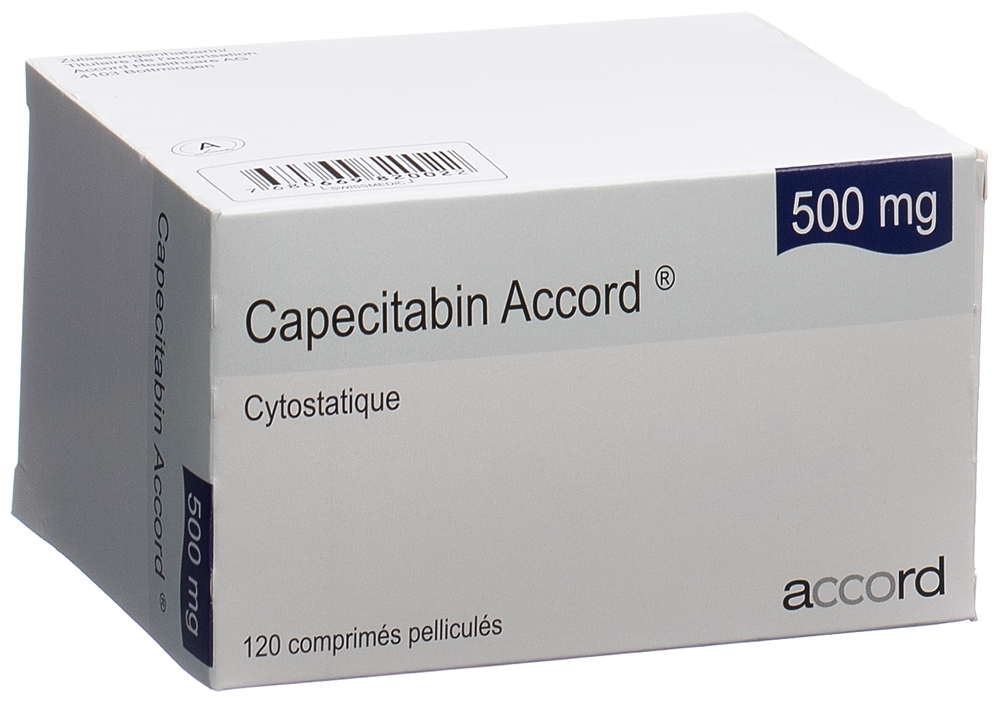 CAPECITABIN Accord cpr pell 500 mg 120 pce