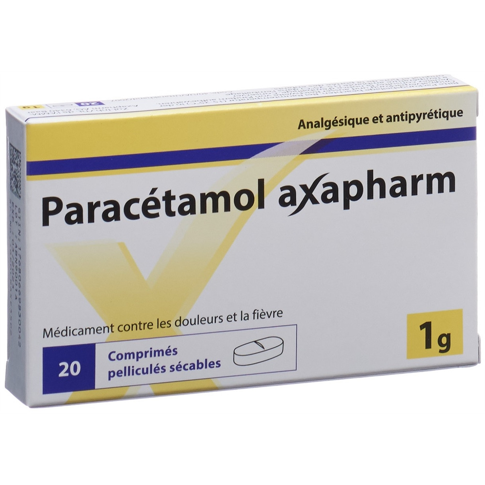 Paracetamol axapharm 1 g, Filmtabletten
