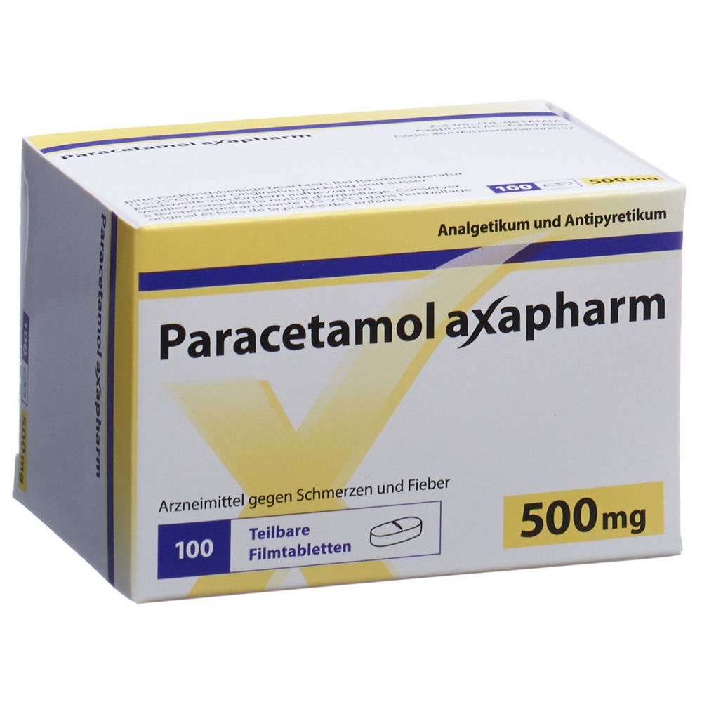 Paracetamol axapharm 1 g, Filmtabletten