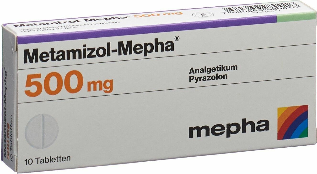 METAMIZOL Mepha cpr 500 mg 10 pce