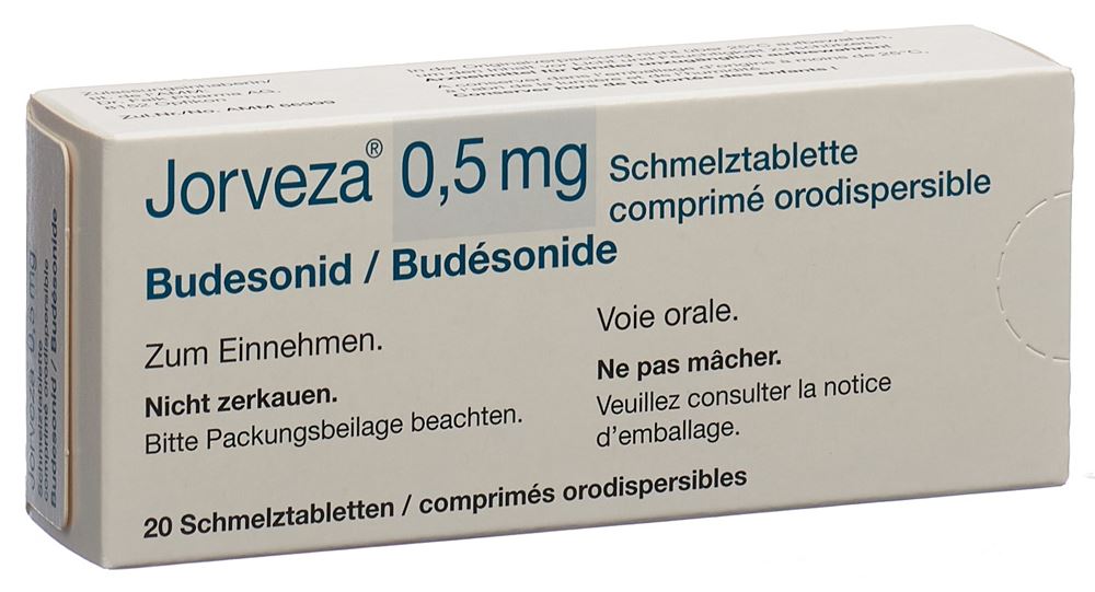 JORVEZA cpr orodisp 0.5 mg 20 pce