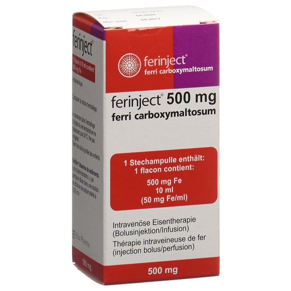 Monofer 1000 mg / 10 ml, Lösung zur intravenösen Injektion/Infusion
