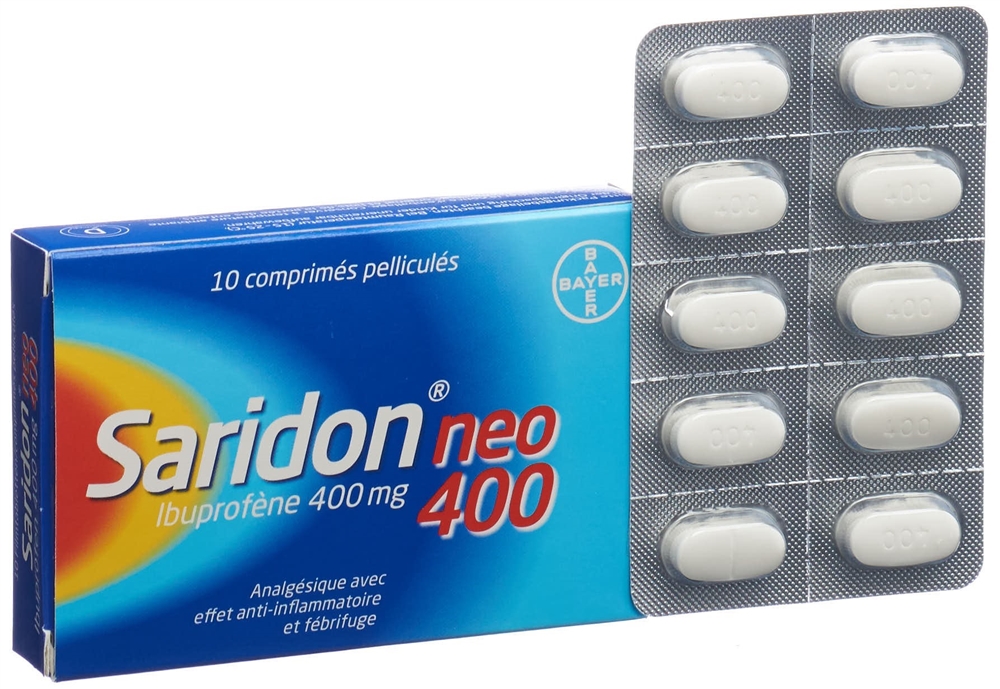 SARIDON neo cpr pell 400 mg 10 pce