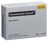 TEMOZOLOMID Accord caps 100 mg sach 20 pce