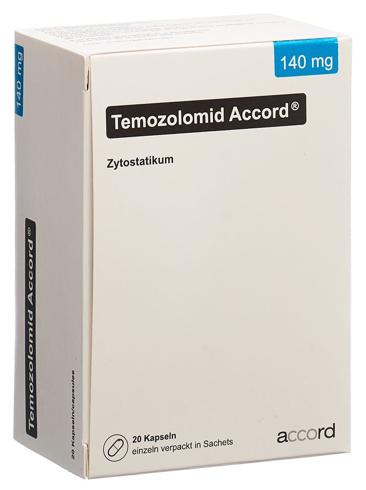 TEMOZOLOMID Accord caps 140 mg 20 pce