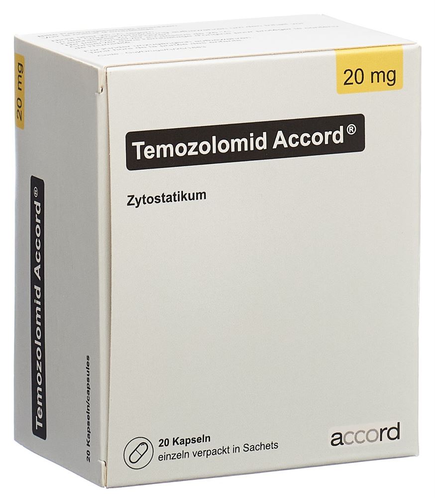 TEMOZOLOMID Accord caps 140 mg sach 20 pce