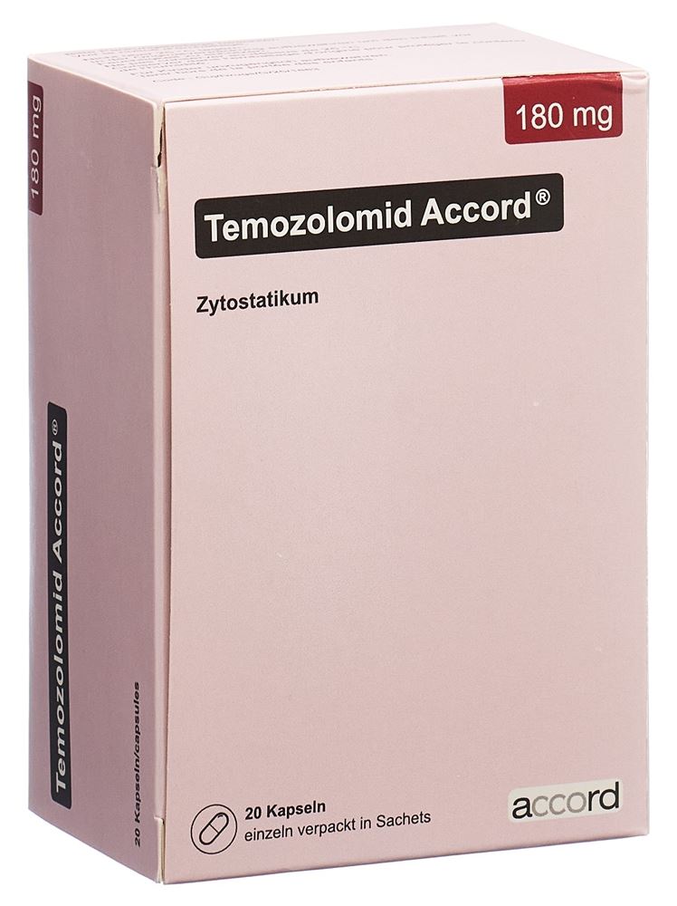 TEMOZOLOMID Accord caps 180 mg 20 pce