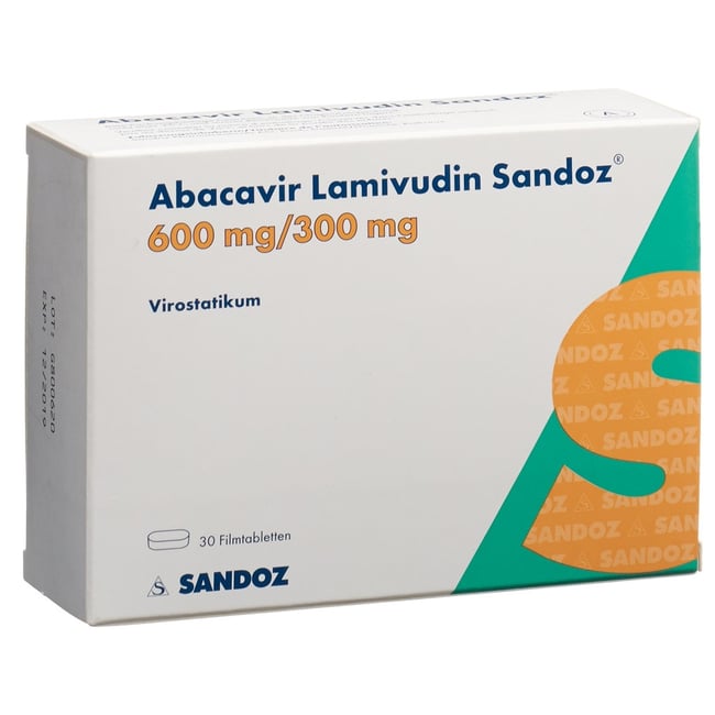ABACAVIR LAMIVUDIN Mepha Lactab 600/300mg 30 pce