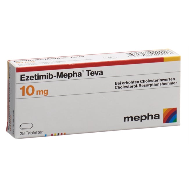 EZETIMIB SIMVASTATIN Mepha Teva 10/10 mg 28 pce