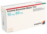 Ezetimib-Simvastatin-Mepha Teva 10/80 mg, Tabletten