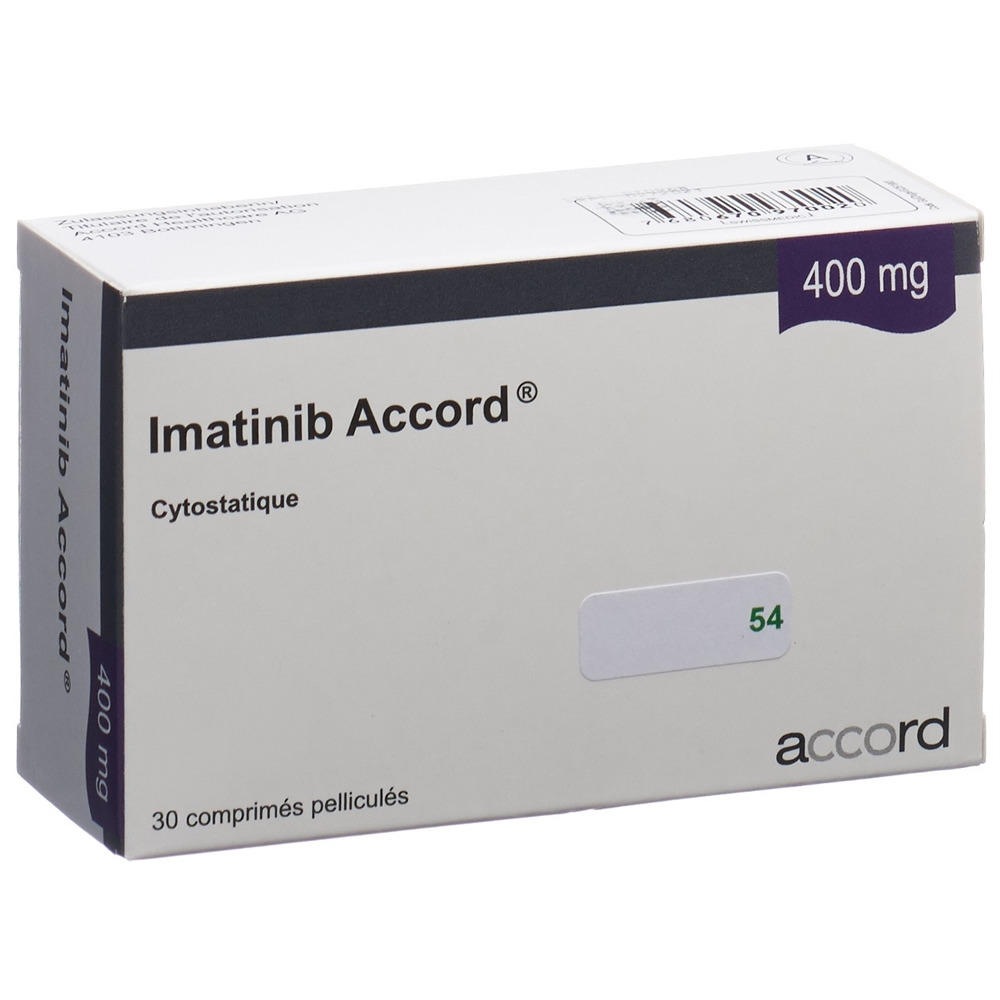 IMATINIB Accord cpr pellic 400 mg 30 pce