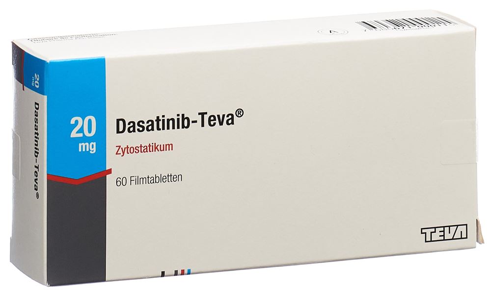 Dasatinib-Teva 70 mg, Filmtabletten