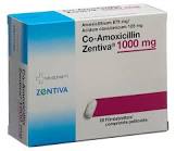 Co-Amoxicillin Zentiva 1000 mg, Filmtabletten