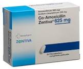 Co-Amoxicillin Zentiva 625 mg, Filmtabletten