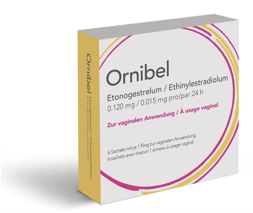 ORNIBEL anneau vag sach 6 pce