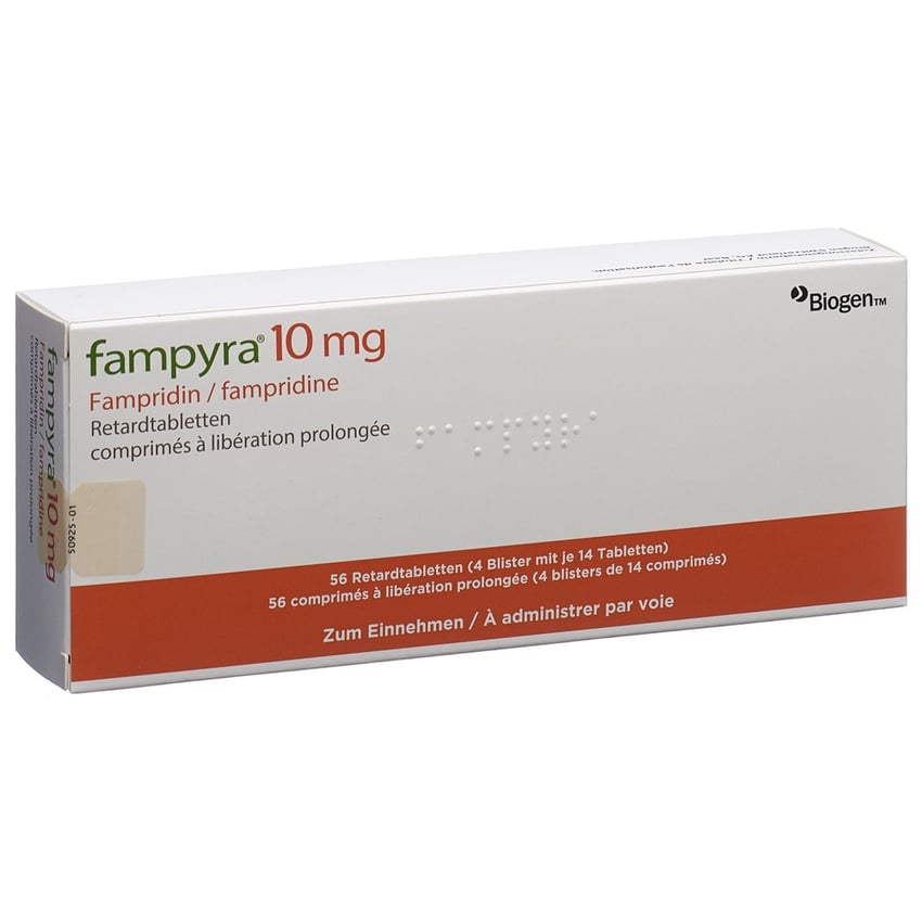 Fampyra 10 mg, Retardtabletten