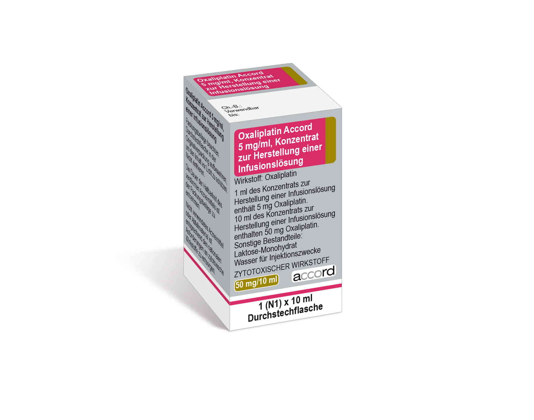 OXALIPLATIN Accord conc perf 200 mg/40ml (nouv)