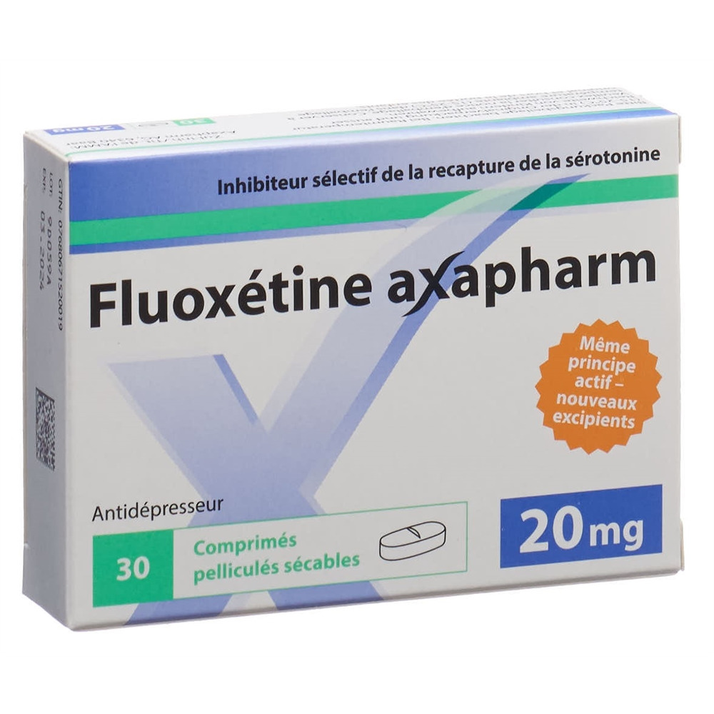 FLUOXETINE axapharm cpr pell 20 mg 30 pce