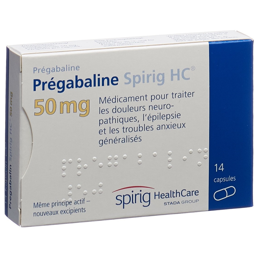 PREGABALINE Spirig HC caps 50 mg 14 pce