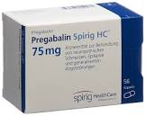 PREGABALINE Spirig HC caps 75 mg 56 pce