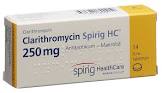Clarithromycin Spirig HC 250 mg, Filmtabletten