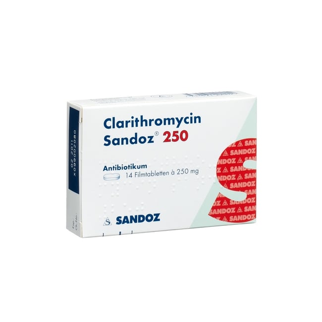 Clarithromycin Spirig HC 250 mg, Filmtabletten
