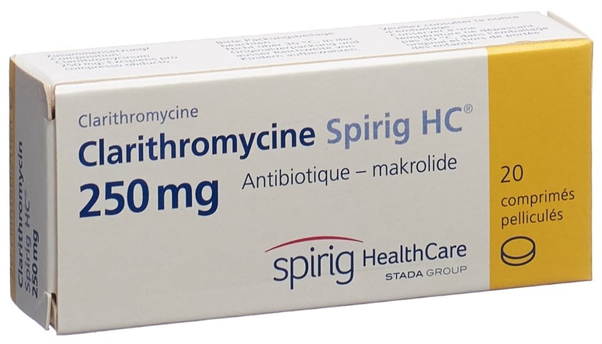 Clarithromycin Spirig HC 250 mg, Filmtabletten