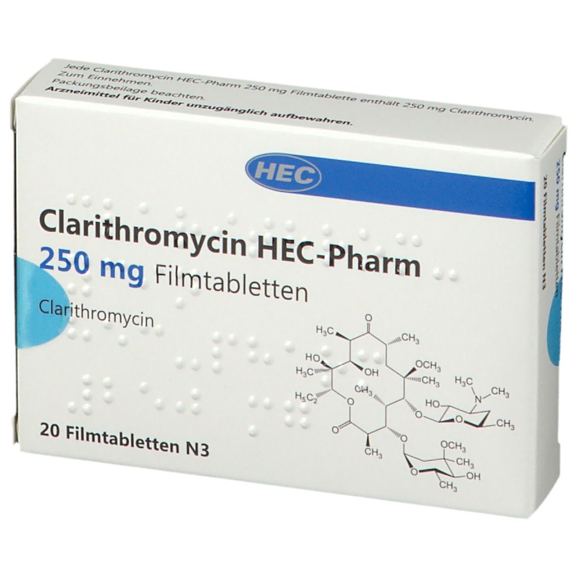 Clarithromycin Spirig HC 250 mg, Filmtabletten