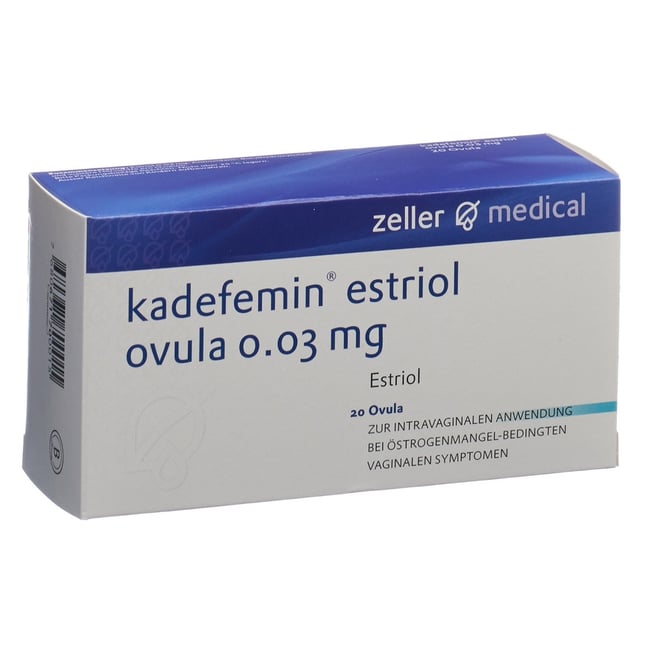 Kadefemin Estriol Ovula 0.03 mg, Ovula