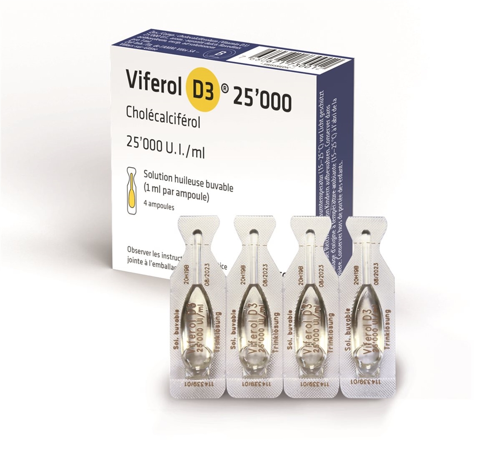 Viferol D3 25'000 UI/ml, solution buvable