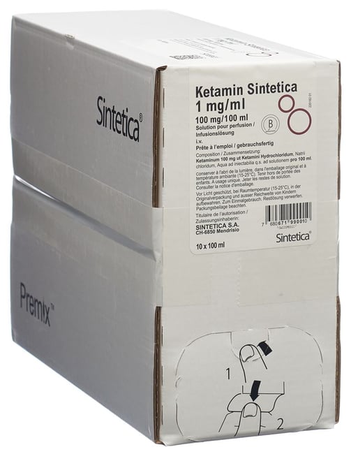 Ketamin Sintetica 1 mg/ml, soluzione per infusione