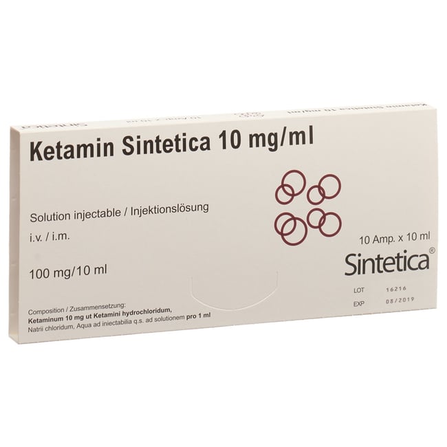 Ketamin Sintetica 1 mg/ml, soluzione per infusione
