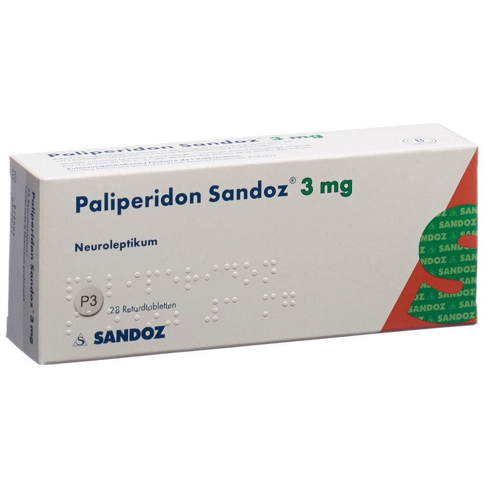 PALIPERIDONE Sandoz cpr ret 3 mg 28 pce