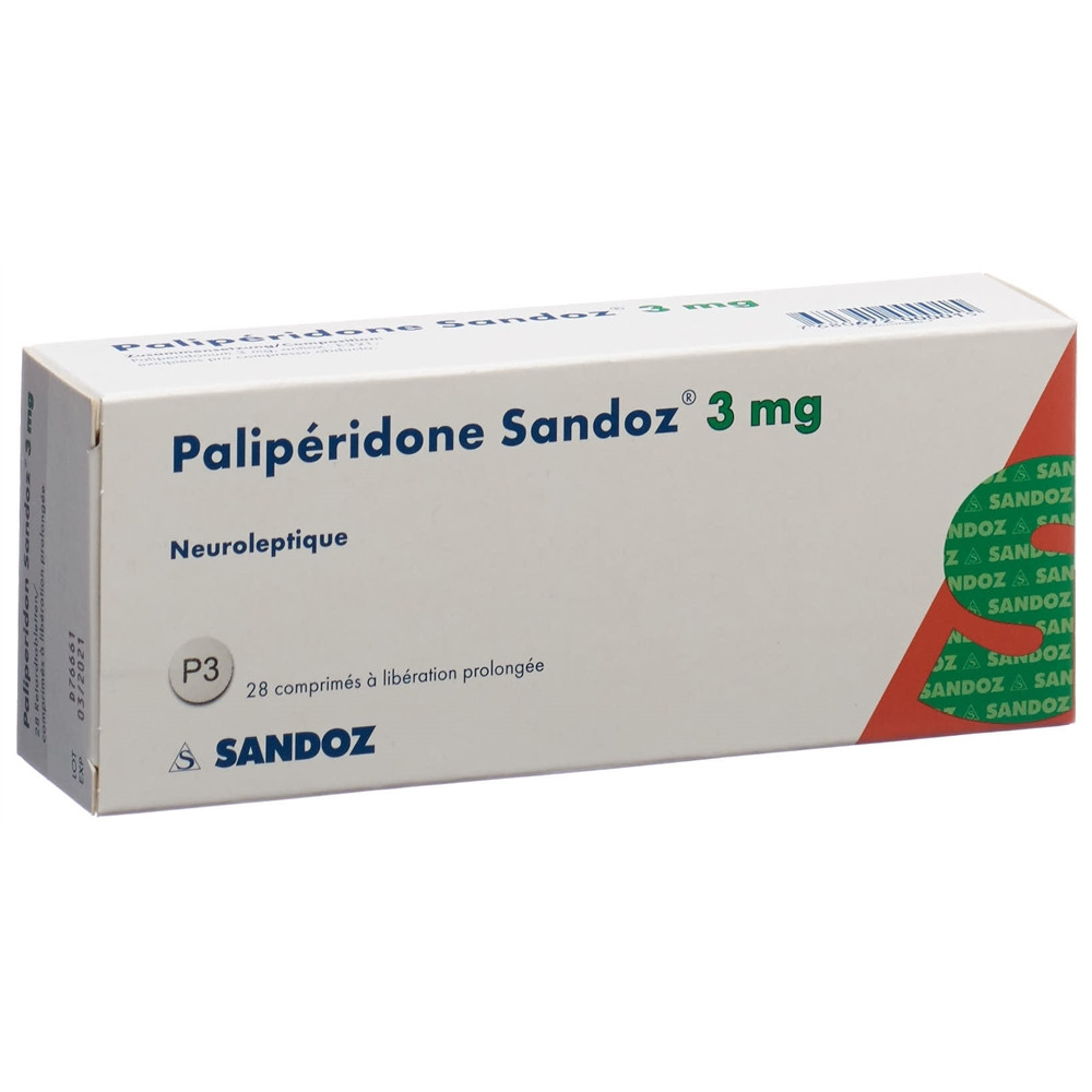 PALIPERIDONE Sandoz cpr ret 3 mg 28 pce