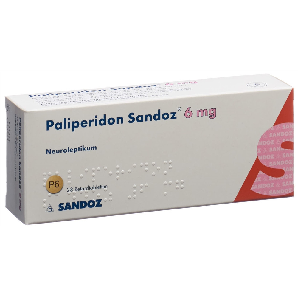 PALIPERIDONE Sandoz cpr ret 6 mg 28 pce