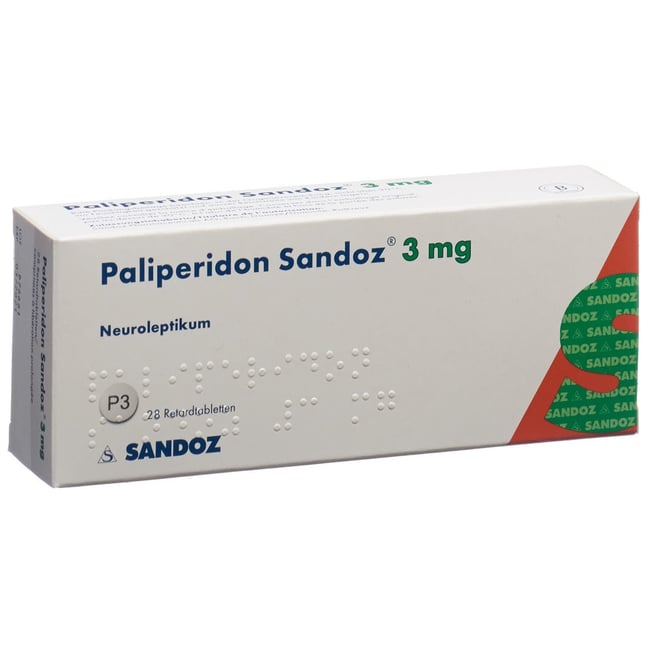 PALIPERIDONE Sandoz cpr ret 6 mg 28 pce