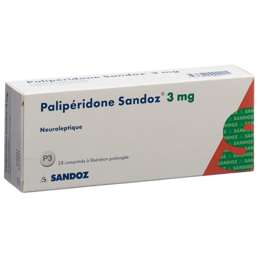 PALIPERIDONE Sandoz cpr ret 6 mg 28 pce